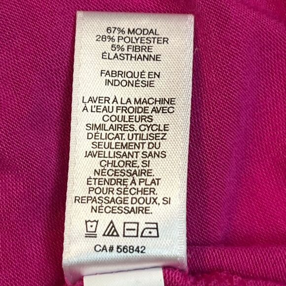 Express Tank Top Womens Medium Pink V Neck Athleisure Sporty Casual Gym Shirt - Picture 8 of 8